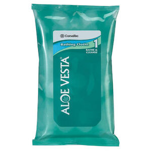 BATHING CLOTHS ALOE VESTA 8PK 24PK/CS